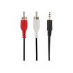 3303170077467-T'nB Home Connect - Câble audio de 3,5 mm (M) evrs RCA (M)e - 1.2 m - noir-P_405236439_1-0
