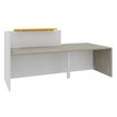 0404052435801-Banque d'accueil OLA - Ensemble composé d'un module haut + un module PMR et d'une tablette jaune curry - L242,5 c-P_405243580_2-1