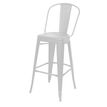 Lot de 2 tabourets hauts URBAN - blanc