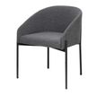 Fauteuil MILO - Tissu - anthracite