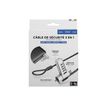3303170118931-T'nB - Câble de sécurité - 3 en 1, codé, compatible avec T-bar, nano, coin - gris - 1.-P_405256054_3-3