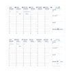 3371010130771-Agenda Impala Bi-Planning - 2 semaines sur 2 pages - 8,8 x 17 cm  - noir - Quo Vadis--1