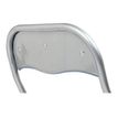 3760185028943-Chaise pliante JUNY - assise et dossier recouverts de PVC - Gris-Gros plan-5