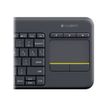 5099206059276-Logitech K400 Plus - clavier sans fil Azerty - avec pavé tactile intégré-Gros plan-4