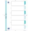Oxford StrongLine - Intercalaire 6 positions - A4 Maxi - carte blanche