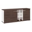 3483600647429-Crédence XENON - L170 x H78 x P47 - 2 portes et 6 niches - Chêne royal-Angle gauche-0