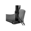 0043859728060-Fellowes Professional Series Free-standing Dual Stacking Monitor Arm - Pied - pour 2 moniteurs - acier - noir - Taille d'-P_604650_5-3
