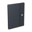 3147280191008-Agenda à élastique Office - 1 semaine sur 2 pages - 15 x 21 cm - gris/noir - Oxford-P_77021300_4-0