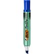 BIC ONYX 1591 - Marqueur permanent - pointe biseau - bleu