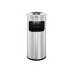 8710968251513-Durable - Corbeille à papier 17L + cendrier avec étouffoir - argent-P_79360912_1-0
