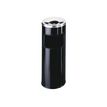 Durable - Corbeille à papier 17L + cendrier avec étouffoir - noir