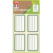 3270241013436-Apli Agipa - 32 Étiquettes scolaires 100% recyclées cadre et lignes verts - 36 x 56 mm - -P_79367239_1-0