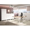3483600215819-Bureau SUNDAY - 160 cm - Pieds cadre - Chêne-P_79375143_2-1