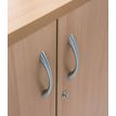 2012348123899-Armoire basse IDRA/DUAL - H72 x L80 x P47 - 2 portes - Corps alu - Dessus et portes imitati-P_79377111_2-1