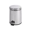 3700008512730-Techline - Poubelle à pédale inox 3L - couvercle basculant-P_79397322_1-0