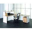 3253310151208-Banque d'accueil LUMINA - sans réhausse - L100 x H75 x P80 cm - Finition chêne clair/blan-P_79408749_3-2