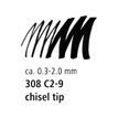 4007817013014-STAEDTLER pigment liner - Feutre fin - 2 mm - noir-P_79408898_5-4