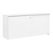 3483600706508-Crédence YES ! - L160 x H75 x P45 - 2 portes coulissantes - Façade et dessus Blanc-P_79409805_1-0