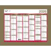 Quo Vadis - Calendrier bancaire 7 mois par face - 21 x 27 cm - or