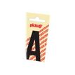 Pickup - Étiquette autocollante - 90 mm - Lettre V - blanc mat