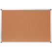 DAHLE - Tableau d'affichage en liège naturel 90 x 120 cm - cadre aluminium