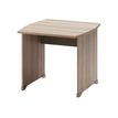 Bureau JAZZ+ - 80 cm - Pieds panneaux - Chêne gris