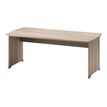 Bureau JAZZ+ - 180 cm - Pieds panneaux - Chêne gris