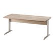 3483600784032-Bureau JAZZ+ - 180 cm - Pieds métal - Chêne gris-P_79426206_1-0