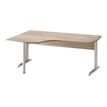 3483600784261-Bureau compact à gauche JAZZ+ - 180 cm - Pieds métal - Chêne gris-P_79426227_1-0
