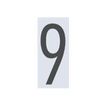 8711234017550-Pickup Home 3D Oslo - Étiquette autocollante 90 mm - Chiffre 9 - gris-P_79428022_1-0