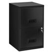 3219090950240-Classeur 2 tiroirs pour dossiers suspendus - 66 x 40 x 40 cm - noir vernis-P_79431098_2-1