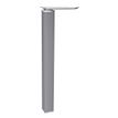 3253310164451-Bureau compact EXPRIM - L180 cm - Retour droite - Plateau imitation Chêne gris - Pieds alu (Pieds de renfort obligato-P_79432326_2-2