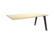 3253310162426-Bureau simple STEELY - L160 cm - Bureau suivant - Pieds carbone - plateau imitation Erable-P_79432523_1-0