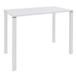3253310158832-Table Lounge 4 pieds - L120xH105xP80 cm - Pied blanc - plateau blanc perle-P_79432770_1-0