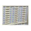 3219099811504-Module 8 tiroirs pour armoire à rideaux - hauteur 50 mm - gris-P_79433046_4-3