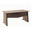 3483600874269-Bureau MAMBO - 120 cm - Pieds panneaux - Chêne/chocolat-P_79433642_1-0