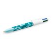 3086123542532-BIC 4 Couleurs Velours - 12 Stylos à bille 4 couleurs - corps assortis motif jungle-P_79438268_4-3