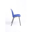 3701338800351-Chaise CHARLOTTE - pieds noirs sans accroche - coque M1 (non feu) - bleu-P_79438544_3-2