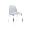 3701338800610-Chaise CHARLOTTE - pieds chromés avec accroches - coque M1 (non feu) - gris clair-P_79438564_2-1