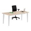 2012349455302-Bureau EVIDENCE - 120 cm - Pieds aluminium - Plateau imitation érable-P_79441346_1-0