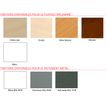 Bureau EVIDENCE - 80 cm - Pieds blancs - Plateau imitation merisier
