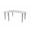 2012349456149-Bureau compact 90° à gauche EVIDENCE - Pieds aluminium - Plateau blanc-P_79441388_1-0