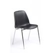 3760185021852-Chaise CHARLOTTE - pieds chromés sans accroche - noir--0