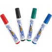 3086120017545-BIC VELLEDA 1751 - Pack de 4 marqueurs effaçables - pointe biseau - couleurs assorties--1