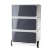 Caisson de bureau mobile EASYBOX - 3 tiroirs - Anthracite