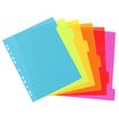 3135251537313-Viquel Happy Fluo - Intercalaire 6 positions - A4 Maxi - polypropylène coloré--2