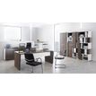 3483600598066-Option porte pleine haute pour bibliothèque XENON - L33 x H112 x P2 - Merisier italien--1