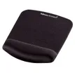 043859718917-Fellowes PlushTouch - Tapis de souris / repose-poignets ergonomique - noir - protection anti-bactérienne Microban - surface douce e--0