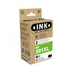 Cartouche compatible HP 301XL - pack de 2 - noir, cyan, magenta, jaune - ink