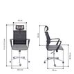 3397704690161-Fauteuil de bureau MOLITOR - accoudoirs fixes - appui-tête réglable - noir et gris--7
